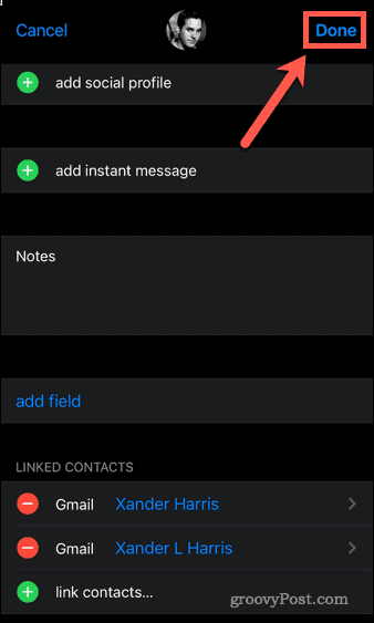 如何在 iPhone 上合并联系人