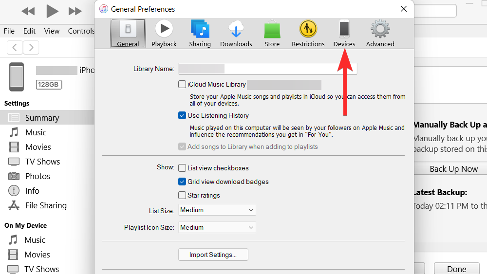 如何在 Windows 11 上删除 iTunes 备份