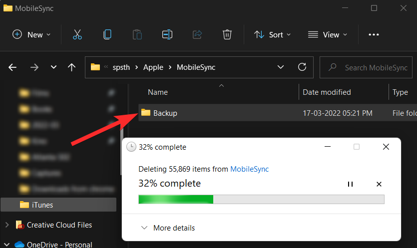 如何在 Windows 11 上删除 iTunes 备份