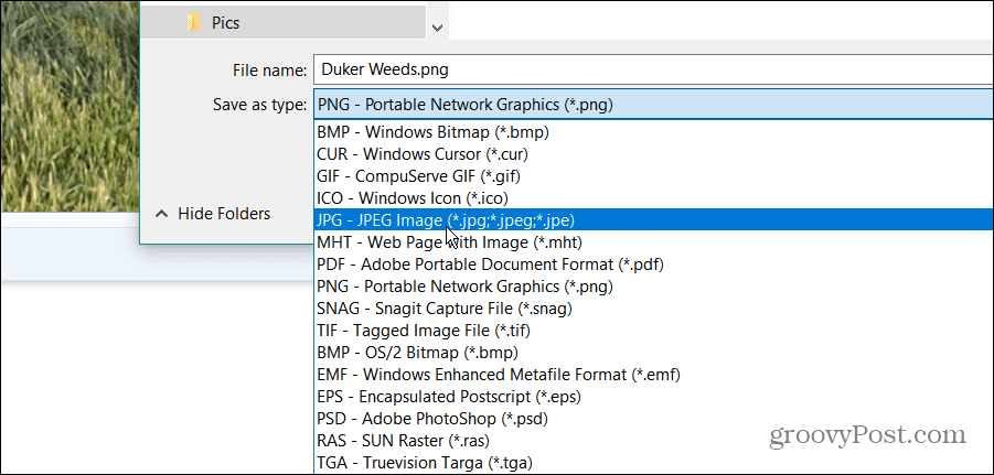 如何在 Windows 11 上将 PNG 转换为 JPG