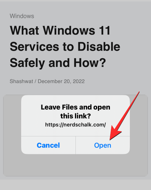 如何在 iPhone 上打开 HTML 文件