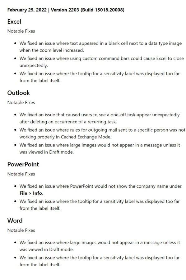 Windows Office Insider Build 15018.20008 现在可供 Beta 频道订阅者使用