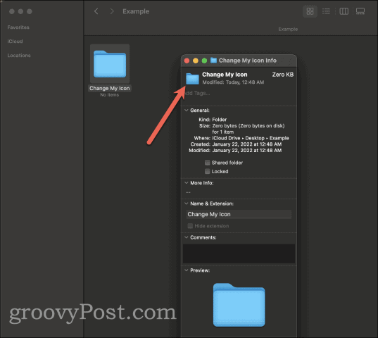如何在 Mac 上更改文件夹图标