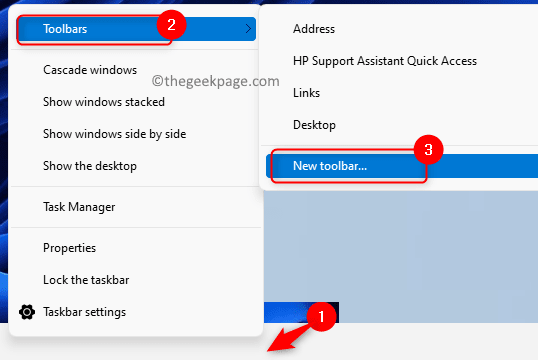 如何在 Windows 11 中将快速启动工具栏添加到任务栏
