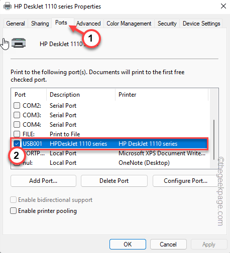 如何修复Windows 11 / 10中的打印机端口使用中的问题