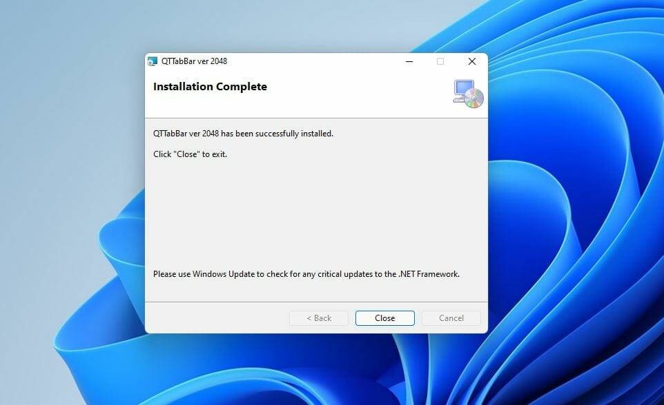 如何将 QT TabBar 添加到 Windows 11 文件资源管理器