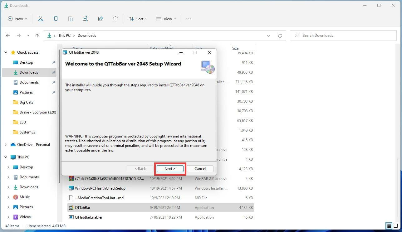 如何将 QT TabBar 添加到 Windows 11 文件资源管理器
