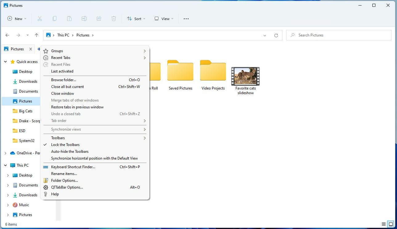 如何将 QT TabBar 添加到 Windows 11 文件资源管理器