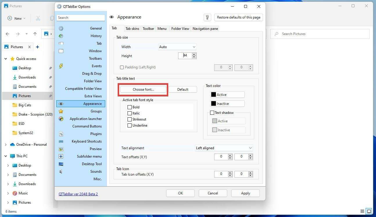 如何将 QT TabBar 添加到 Windows 11 文件资源管理器