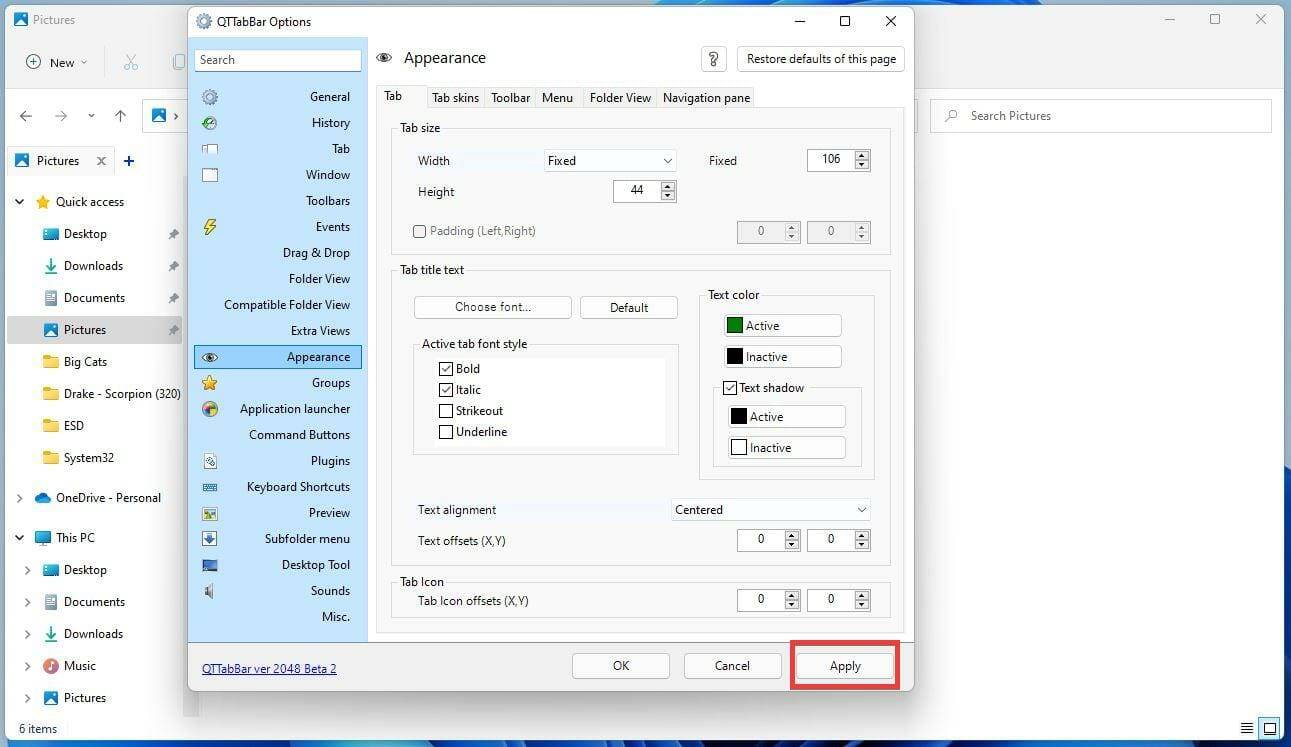 如何将 QT TabBar 添加到 Windows 11 文件资源管理器