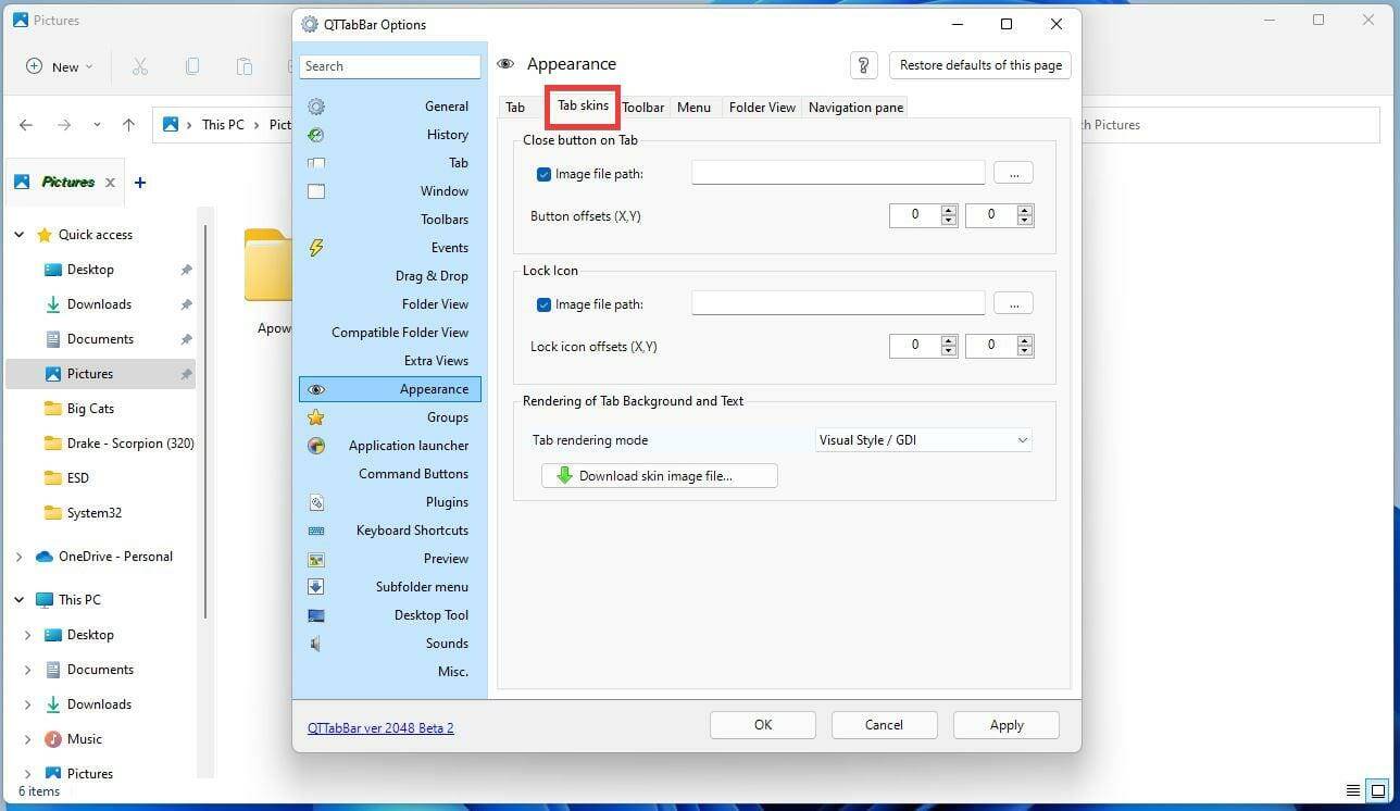 如何将 QT TabBar 添加到 Windows 11 文件资源管理器