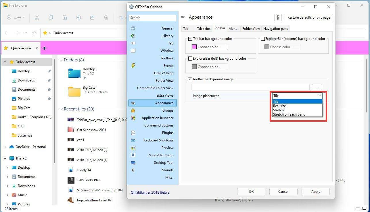 如何将 QT TabBar 添加到 Windows 11 文件资源管理器