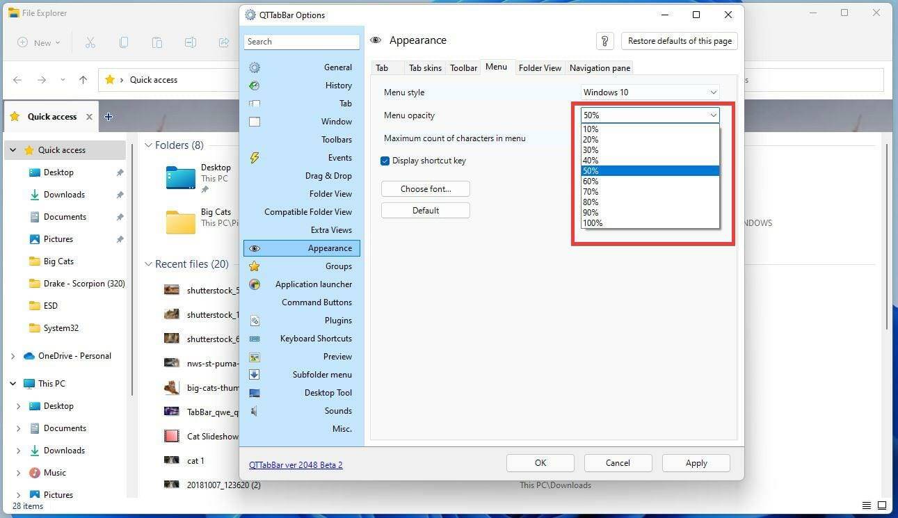 如何将 QT TabBar 添加到 Windows 11 文件资源管理器