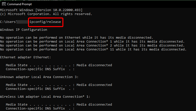 修复：Wi-Fi 没有有效的 IP 配置 Windows 11
