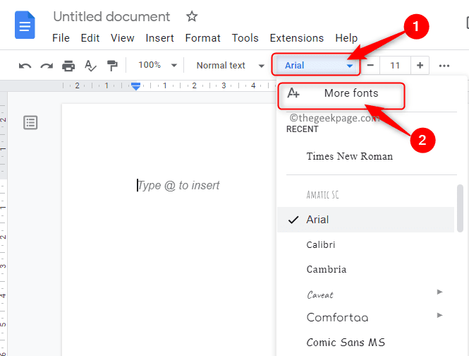 如何在 Google Docs 中安装自定义字体