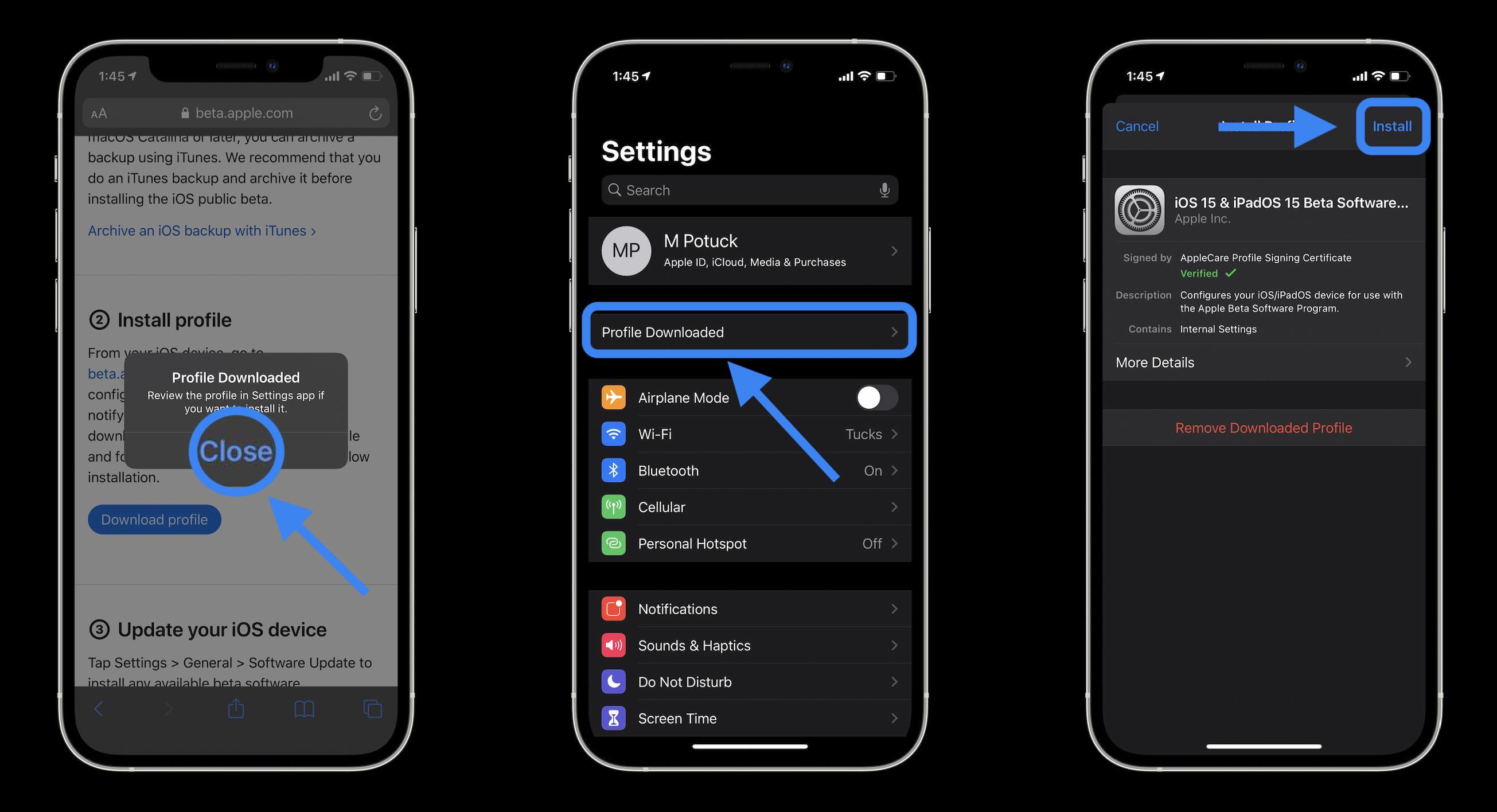 如何安装 iOS 15 公测版并试用带面具和通用控件的面容 ID