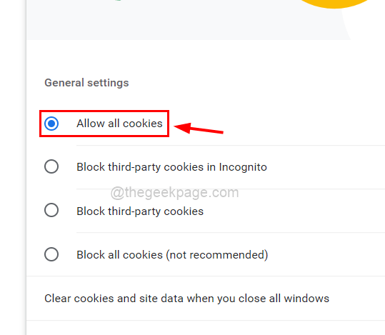 如何在 Google Chrome 中启用或禁用第三方 Cookie