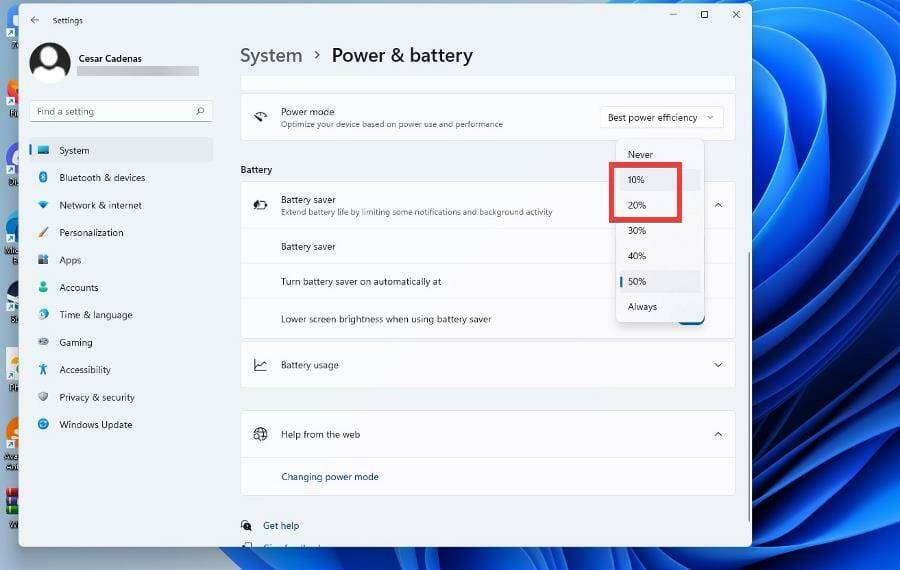 如何在 Windows 11 上配置内容自适应亮度