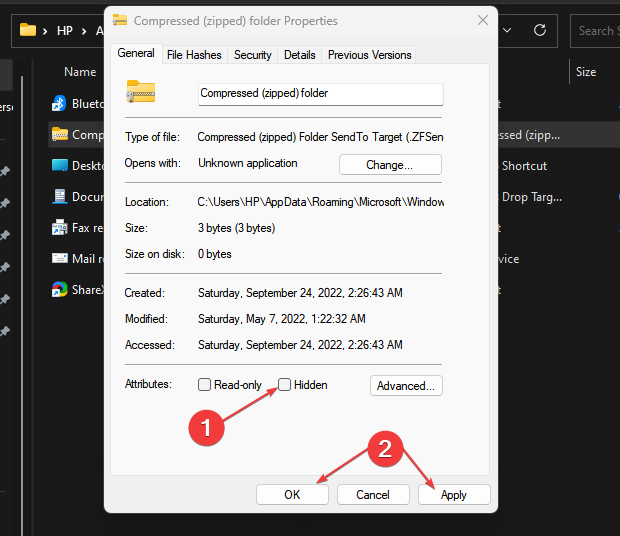 发送到Windows上缺少的压缩文件夹：简单修复