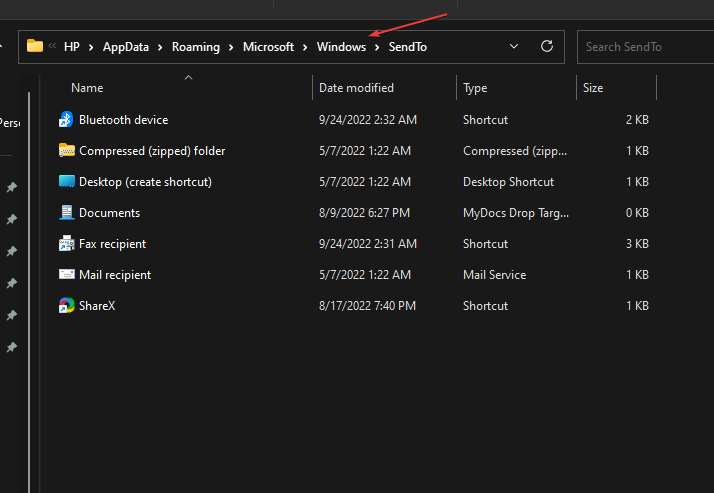 发送到Windows上缺少的压缩文件夹：简单修复
