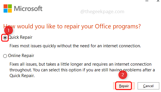 如何修复 Windows 10 / 11 中的 Outlook 无响应错误