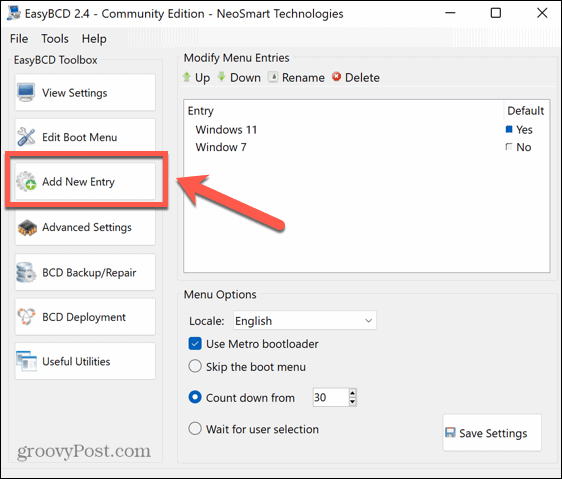 如何修复 Windows 中未显示的双启动选项