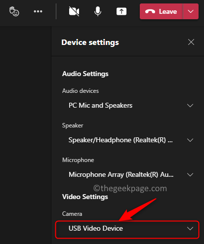 修复：未检测到 Microsoft Teams 相机且无法正常工作