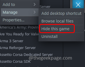 如何隐藏或删除Steam库中的游戏？