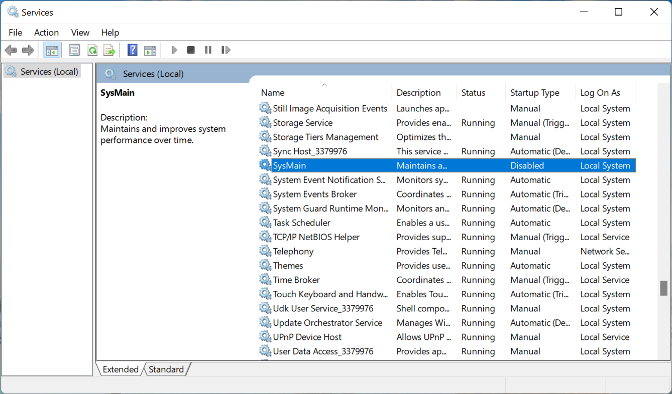 如何在 Windows 11 中禁用 Superfetch (SysMain)？