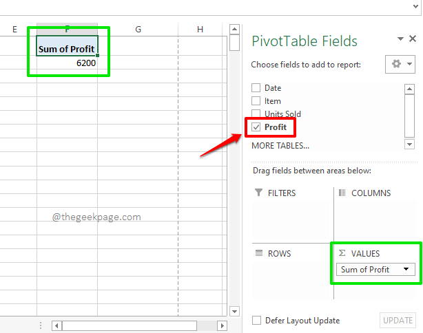 如何使用 Microsoft Excel 创建数据透视表
