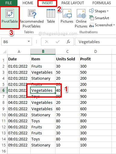 如何使用 Microsoft Excel 创建数据透视表