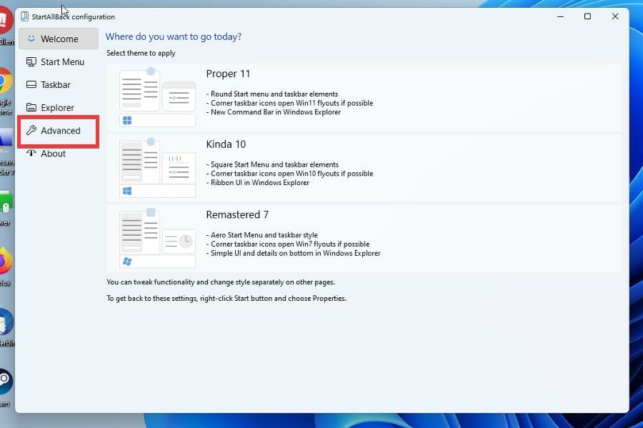 如何在 Windows 11 上使用 StartAllBack 返回 Windows 10 风格的开始菜单？