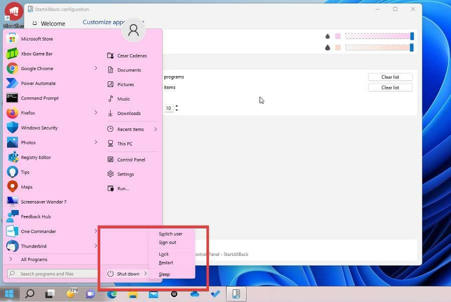 如何在 Windows 11 上使用 StartAllBack 返回 Windows 10 风格的开始菜单？