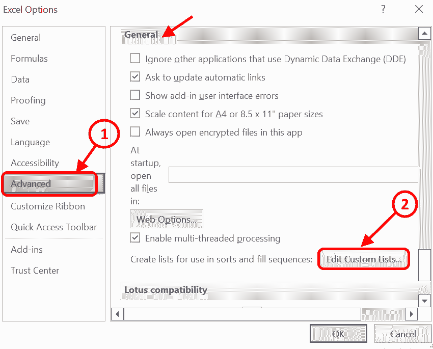 如何在 Excel 中逐步创建自定义列表