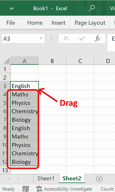如何在 Excel 中逐步创建自定义列表