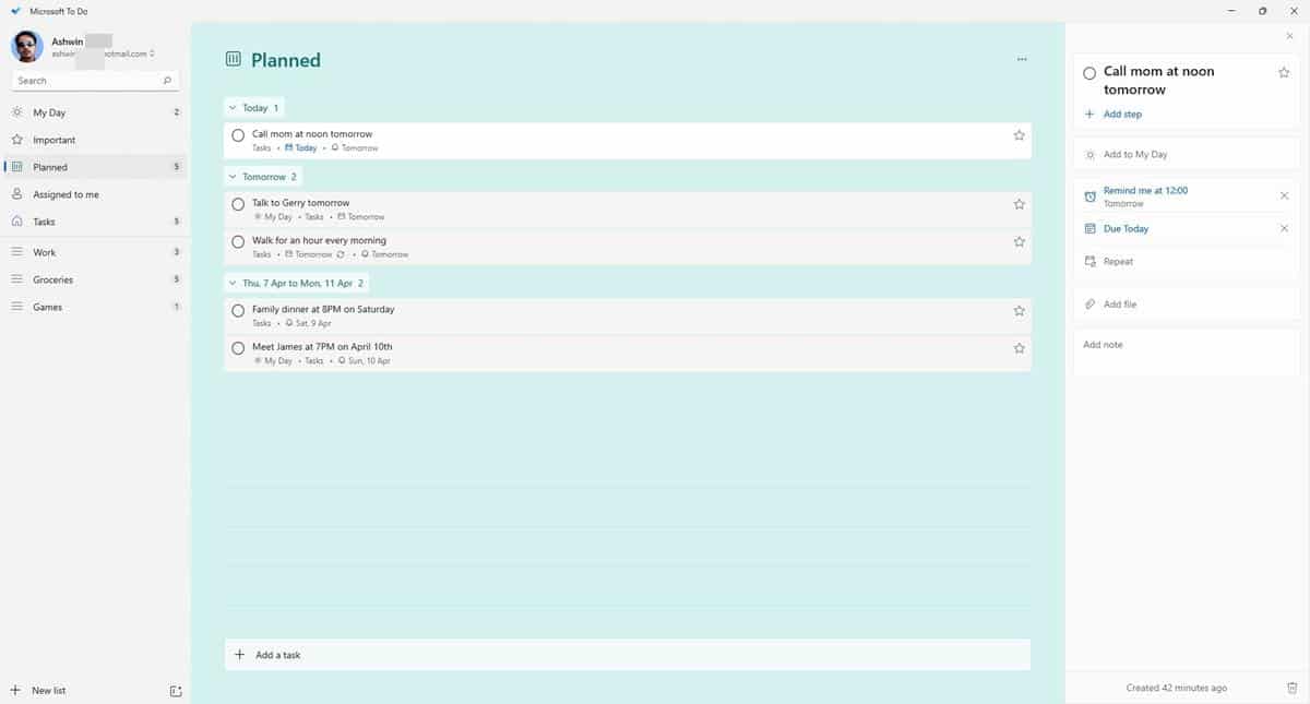 微软待办应用增加智能截止日期和提醒识别的支持（适用于 Windows）