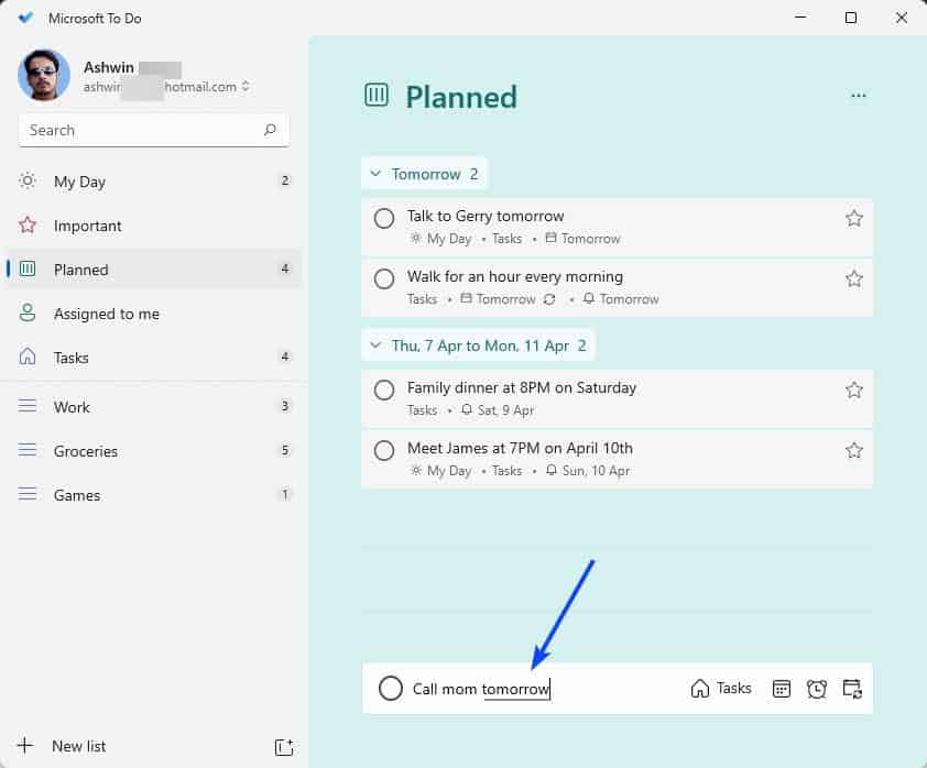 微软待办应用增加智能截止日期和提醒识别的支持（适用于 Windows）