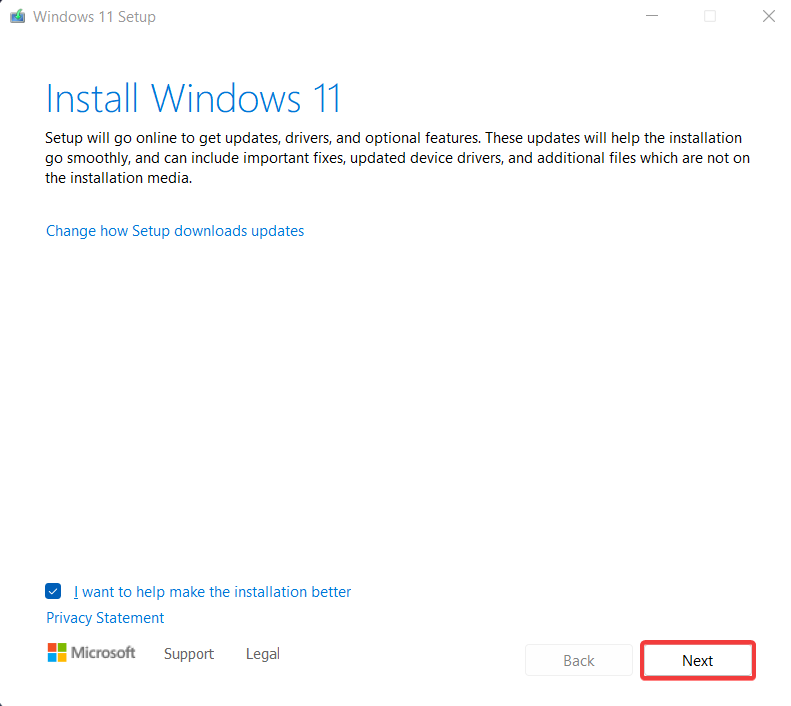 如何绕过无权更新消息的 Windows 11
