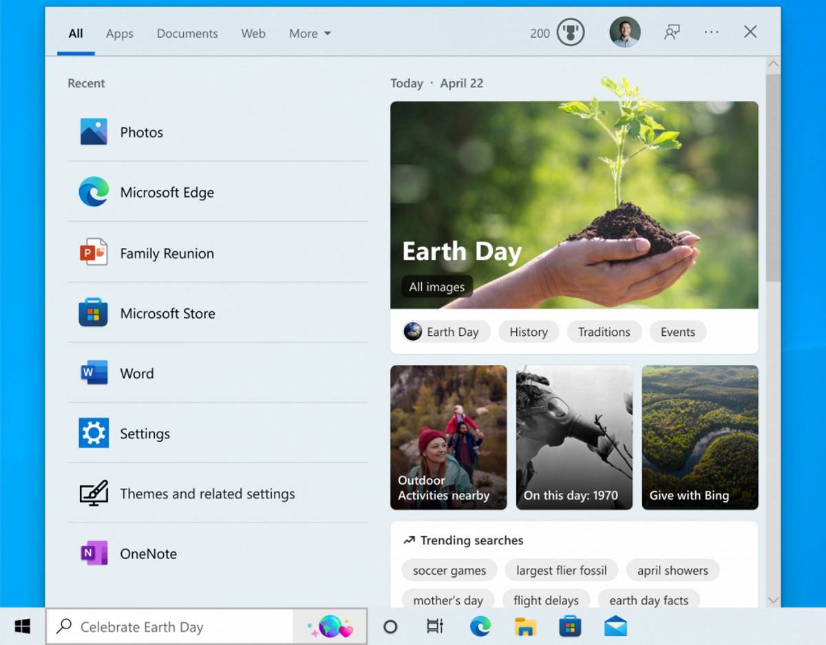 如何在 Windows 10 上禁用搜索亮点