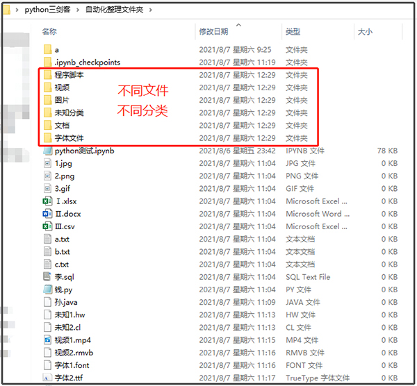 Python小工具：轻松整理复杂文件夹