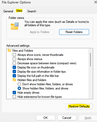 如何修复 WINDOWS 11/10 中磁盘空间使用栏丢失的问题