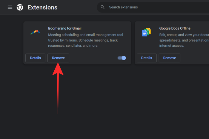 如何在PC或手机上从Gmail中删除Boomerang扩展程序？