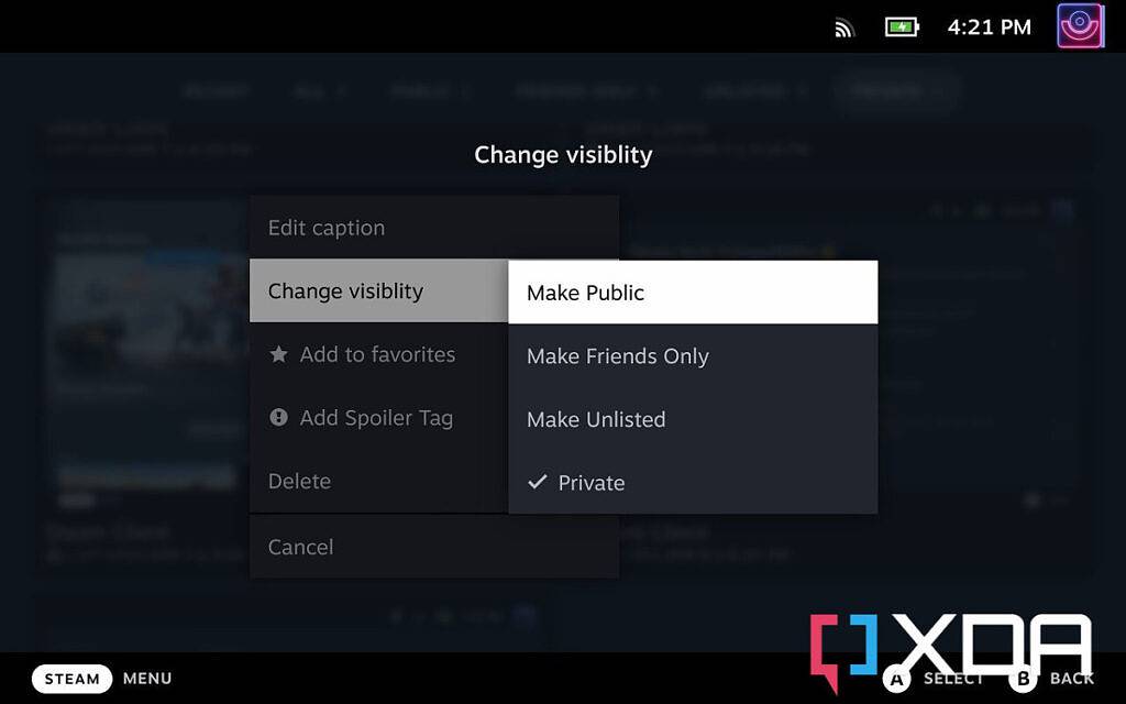 如何在 Steam 平台上截屏并转发分享