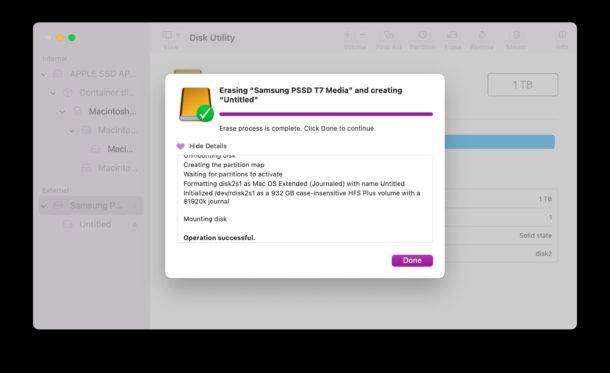 如何在Mac上格式化USB驱动器