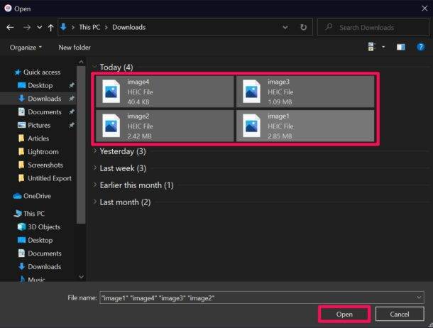 如何将多张 HEIC 图像批量转换为 JPG 格式（适用于 Mac 和 Windows PC）