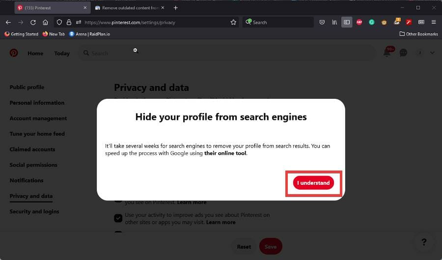 优化Pinterest隐私设置和创建秘密板的方法