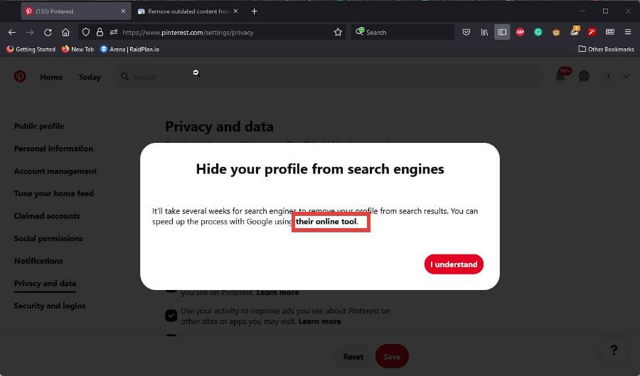 优化Pinterest隐私设置和创建秘密板的方法