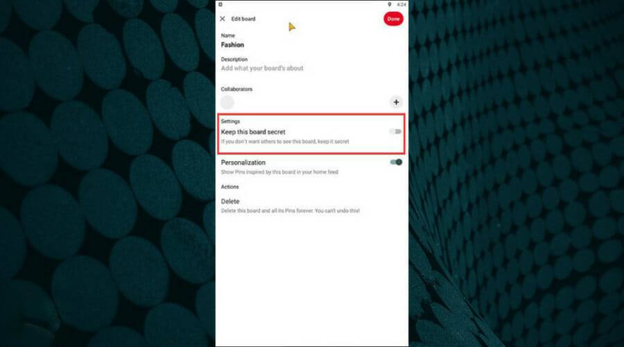 优化Pinterest隐私设置和创建秘密板的方法