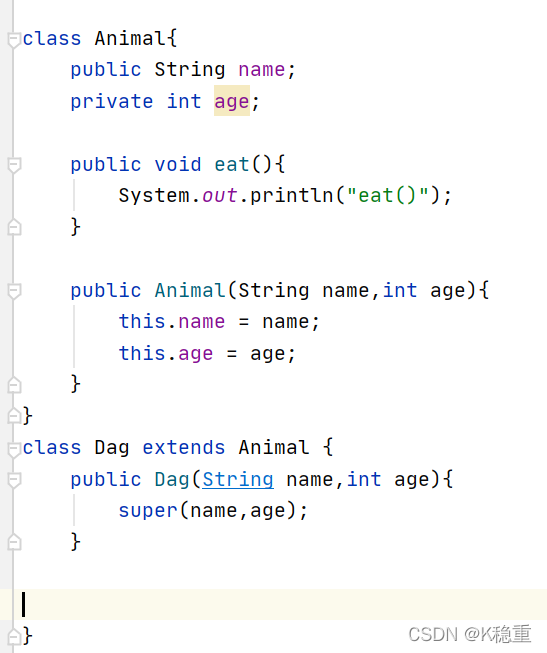 Java继承实例分析