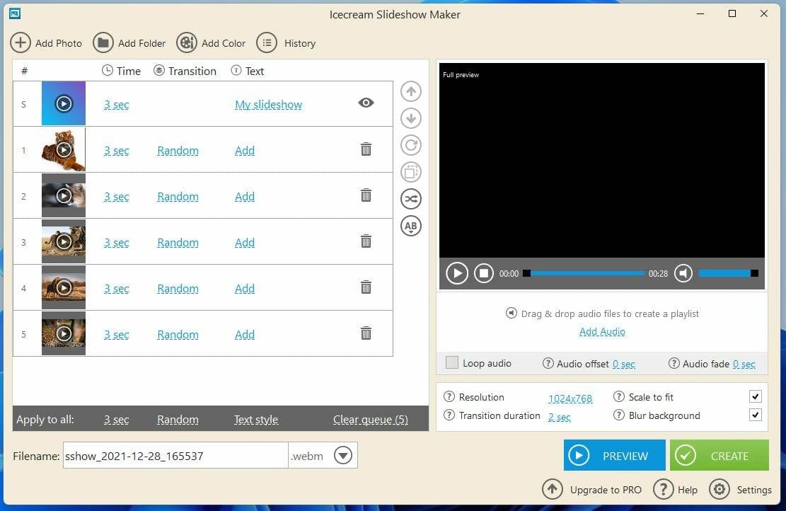 如何用Windows 11制作带音乐的幻灯片？